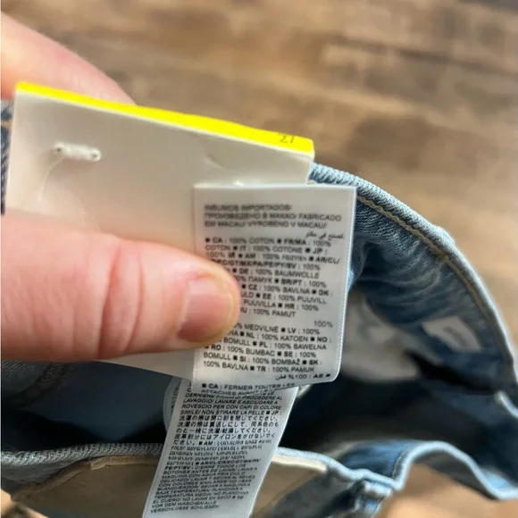 Banana Republic Icon Wide Leg Light Blue Jeans sz 27 NWT - Picture 9 of 11